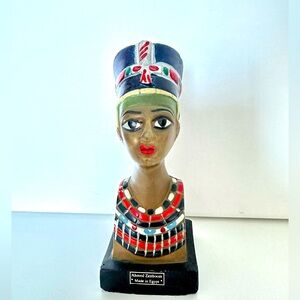 Ahmed Zeinhom Egyptian collectible figurine. Nefertiti bust